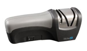 KitchenIQ Edge Gourmet Compact Electric and Manual Knife Sharpener