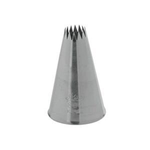 Ateco # 864 – French Star Pastry Tip .38” Opening Diameter- Stainless Steel
