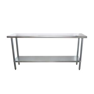 Stainless Steel Kitchen Food Prep Work Table 18 x 72 – NSF – Heavy Duty