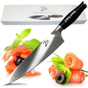 Zelite Infinity Chef Knife 10 Inch, Chefs Knife, Kitchen Knife, Chef’s Knives, Chef Knives, Vegetable Knife, Chef’s Knife, Cutting Knife – German High Carbon Stainless Steel – Razor Sharp Knife