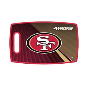Sports Vault NFL San Francisco 49ers Large Cutting Board, 14.5″ x 9″