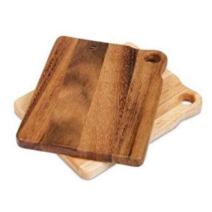 Foxrun 2 Piece Ironwood Acacia Wood Mini Cutting Board Set