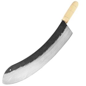 Carbon Steel 50cm Clever Chef Knife, Pirge, Kebap Blade, Turkish Knife, Mincing