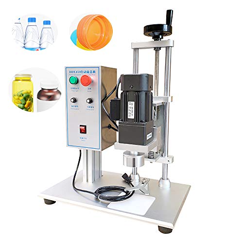 NEWTRY DDX-450 Desktop 10-50mm Automatic Capping Machine Capper Cap Sealer for Round Bottles Water Bottle Glass Oil Barrel | The Storepaperoomates Retail Market - Fast Affordable Shopping