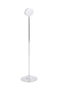 Bon Chef 61302 Stainless Steel Hollowware Table Number Stand, 4″ Diameter x 16″ Height