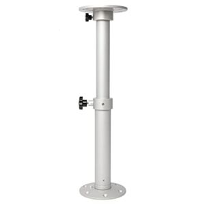 Adjustable Table Pedestal Detachable Table Base Stand Leg Base Mount Frame 17.8‑27.2 inch Aluminum Alloy Table Base Kit for RV Boat Yacht (1#)