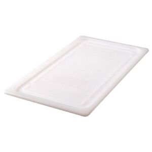 Rubbermaid Commercial Products Cold Food Soft Seal Lid, Full Size, White (FG147P00WHT)