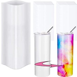 100 PCs Shrink Wrap for Sublimation Tumblers,5X10 Inch Sublimation Shrink Wrap Sleeves,Tumbler Shrink Wrap,Sublimation Shrink Film for Making Sublimation Tumblers,Cups, Mugs,in The Oven