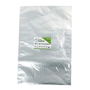 10 – Five Gallon 20″ x 30″ FoodVacBags Mylar Aluminum Foil Food Storage Bags, Heat Sealing, Long-Term