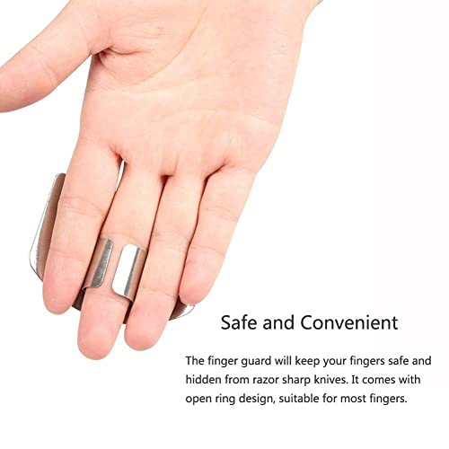 wefaner Stainless Steel Finger Guards for Cutting, Hand Protector Finger Protector , Avoid Injury When Cutting Vegetables, Meat, Slicing and Dicing Safe Chopping Tools | The Storepaperoomates Retail Market - Fast Affordable Shopping