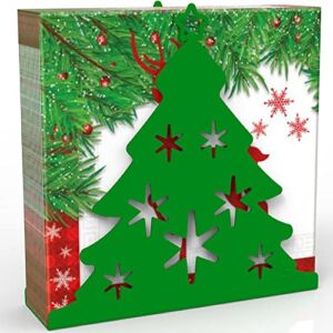 Napkin Holders for Tables – Christmas Decorations, Napkin holders for Kitchen Farmhouse Restaurant Indoor Decoration Use – Modern Paper Napkin Holder for Desk Home Decor Gift (Pine Tree)