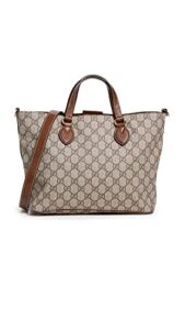 Gucci Women’s Pre-Loved Brown Coated Canvas Gg Supreme Tote, Brown, One Size