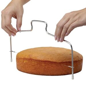 Cake Slicer Line Bread Wire Levelled Decorator Cake Cutter Stainless Steel Kitchen Baking Tool DIY Cake Making Accessories Professional Leveler Tool Single line