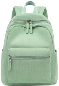 BTOOP Mini Backpack Purse Girls Womens Corduroy Small Backpacks Little Bookbag for Teens Adult Travel Daypack