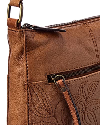 Frye Hadley Embroidered Leather Crossbody, Brown | The Storepaperoomates Retail Market - Fast Affordable Shopping
