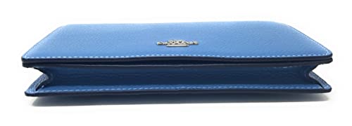 COACH Women’s Anna Foldover Crossbody Clutch (Pebble Leather – Pacific Blue) | The Storepaperoomates Retail Market - Fast Affordable Shopping