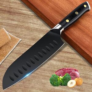 ONDIAN Professional Meat Cleaver Knife Kitchen Chef Knives High Carbon Stainless Steel Ultra Sharp Kitchen Cutting Knife for Meat Vegetable Cooking Tool Outdoor and Home Use