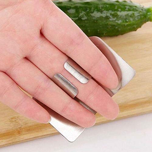 Finger Guards for Cutting,Stainless Steel Finger Protector for Cutting Food, Kitchen Tool Thumb Guards for Chopping,Potato, Butter, Lettuce, Cutter Grater Vegetable Slicer,Knife Cutting Protector | The Storepaperoomates Retail Market - Fast Affordable Shopping