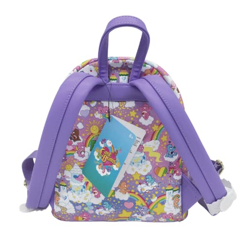 Loungefly Exclusive Care Bears Rainbow All Over Print Double Strap Shoulder Bag | The Storepaperoomates Retail Market - Fast Affordable Shopping