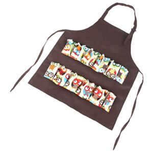UKCOCO Chicken Egg Apron, Child Gathering and Collecting Chicken Duck Goose Egg Apron Tray with 12 Deep Pockets for Farmhouse Kitchen Home