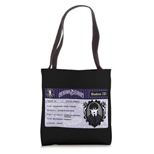Wednesday Nevermore Student ID Card Tote Bag