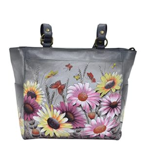 Anna by Anuschka Large Shoulder Tote, Wild Meadow