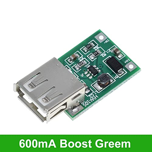 KENID DC DC 0.9V-5V to 5V 600MA Power Bank Charger Step Up Boost Converter Supply Voltage Module USB Output Charging Circuit (Color : Green) | The Storepaperoomates Retail Market - Fast Affordable Shopping