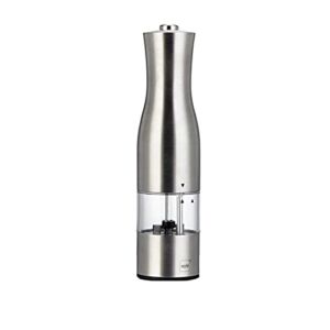 Pepper Mill Grinder Electric Salt and Pepper Grinder Stainless Steel Salt and Pepper Grinder with Light Seasoning Grinding Mills Kitchen Tool for Home, Barbecue, Party (Color : 1pcs)