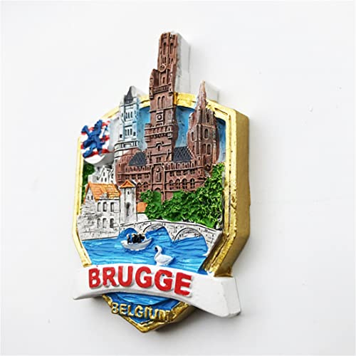 Bruges Belgium 3D Fridge Magnet Souvenir Gift,Resin Handmade Brugge Refrigerator Magnet Home & Kitchen Decoration Collection | The Storepaperoomates Retail Market - Fast Affordable Shopping