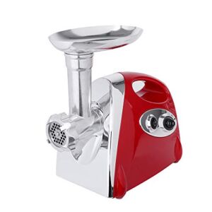 Winado Electric Meat Grinder, Max 2800W, Stainless Steel Food Mill Grinder Machine, Heavy Duty Sausage Maker for Home Kitchen and Commercial Use, Red