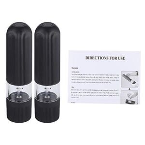 2Pcs Black Pepper Grinder Household Portable Electric Coffee Mill Grinder Practical Kitchen Accessories for Home Kitchen