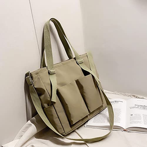 Women Crossbody Bag Simple Fashion Zipper Handbags Shoulder Bags Waterproof Large Capacity Tote Bags Student Satchel (Color : White Frog) | The Storepaperoomates Retail Market - Fast Affordable Shopping