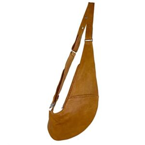 Crossbody Amber Leather Bag by SASH (Classic)