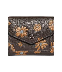 COACH Floral Printed Leather Wyn Small Wallet Multi One Size
