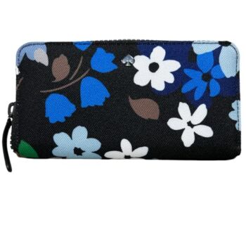 Kate Spade Jae Bold Bloom Continental Zip Around Wallet Black Floral Canvas | The Storepaperoomates Retail Market - Fast Affordable Shopping