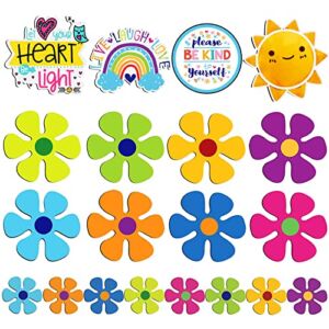 20 Pcs Car Flower Magnets, Magnetic Decals Decorations Funny Cute Fridge Magnets, Car Magnets and Decals Sticker for Home Wall Fridge and Locker