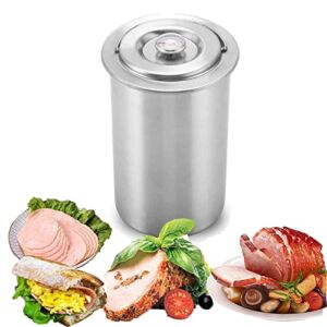 RoseFlower Stainless Steel Ham Meat Press Maker for Making Healthy Homemade Deli Meat Come – Kitchen Bacon Sandwich Meat Pressure Cookers Boiler Pot Pan Stove #1