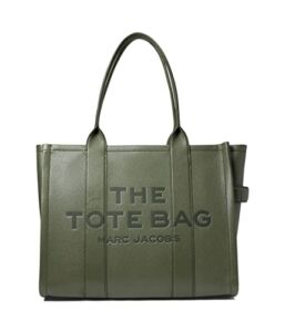 Marc Jacobs The Leather Tote Bag Bronze Green One Size