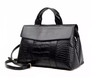 Women Genuine Leather Multi Pocket Handbag/Shoulderbag, Luxury Women Top-Handle Purse
