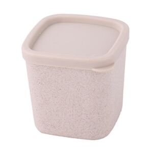Qtqgoitem Home Kitchen Sugar Seasoning Salt Cheese Container Food Storage Box Holder Beige (model: 118 8ab dd4 69e dd1)