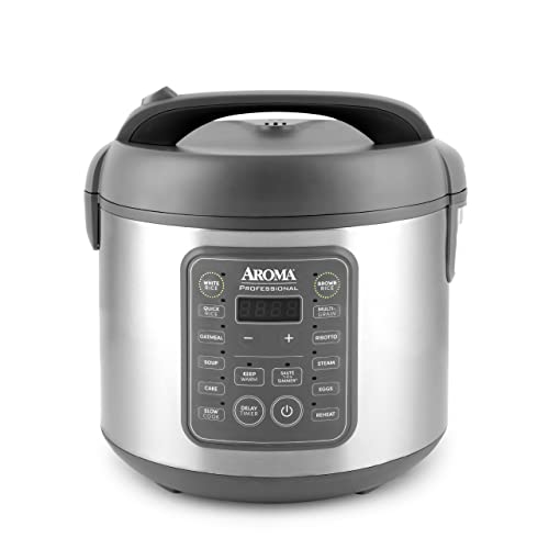 AROMA Housewares 20-Cup (Cooked) / 5Qt. Digital Rice & Grain Multicooker (ARC-5200SG), Gray | The Storepaperoomates Retail Market - Fast Affordable Shopping