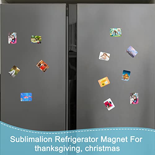 30 Pcs Sublimation Magnets Blanks Car 3.5 x 2.5 Inch Sublimation Blank Magnets Bulks DIY Decorative Magnets for Home Kitchen Fridge Refrigerator Microwave Oven Wall Door Decoration Office Calendar | The Storepaperoomates Retail Market - Fast Affordable Shopping