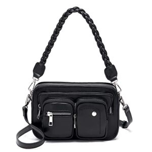 ACUARIO Small Crossbody Bags for Women-PU Leather Handbag Shoulder Strap Bags Purses