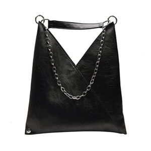 Hobo Handbags Leather Crossbody Bags For Women Lady’s Shoulder Bag Great Gifts (black)