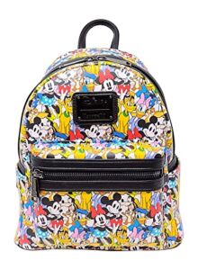 Loungefly Disney Mickey and Friends Womens Double Strap Shoulder Bag Purse