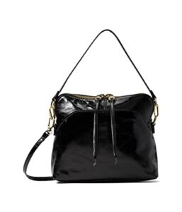 HOBO Reeva Handbag For Women – Zipper Closure With Removable Crossbody Strap, Spacious and Elegant Bag Black One Size One Size