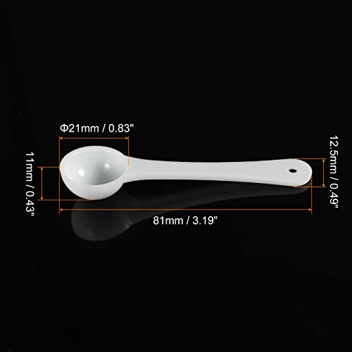 MECCANIXITY Micro Spoons 1 Gram Measuring Scoop Plastic Round Bottom Mini Spoon with Hanging Hole for Home Kitchen Powder Measurement Baking 15Pcs | The Storepaperoomates Retail Market - Fast Affordable Shopping