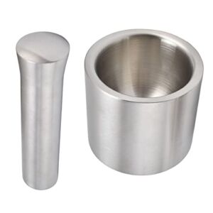 Mumusuki Spice Grinder, Reliable Silent Glossy Texture Mortar Pestle for Kitchen for Home for Restaurant