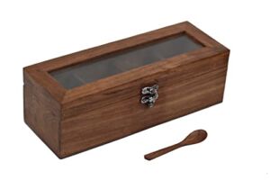 Wooden Table Top Kitchen Storage Boxes for Home & Kitchen Storage Usage Spice Box Masala Dabba Spice