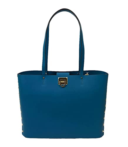 Michael Kors Manhattan Large Leather Tote (Lagoon) | The Storepaperoomates Retail Market - Fast Affordable Shopping